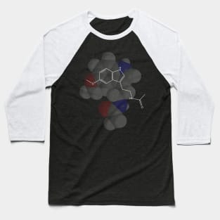 Melatonin Molecule Chemistry Baseball T-Shirt